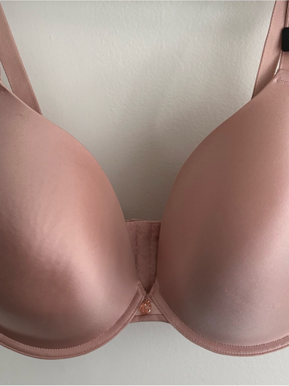 NWT Ashley Graham x Addition Elle Idol Plunge Bra Dusty Rose Pink 42G